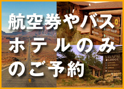 航空券やバス、ホテルのみのご予約