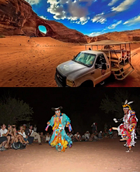 ナバホ族ガイドツアー