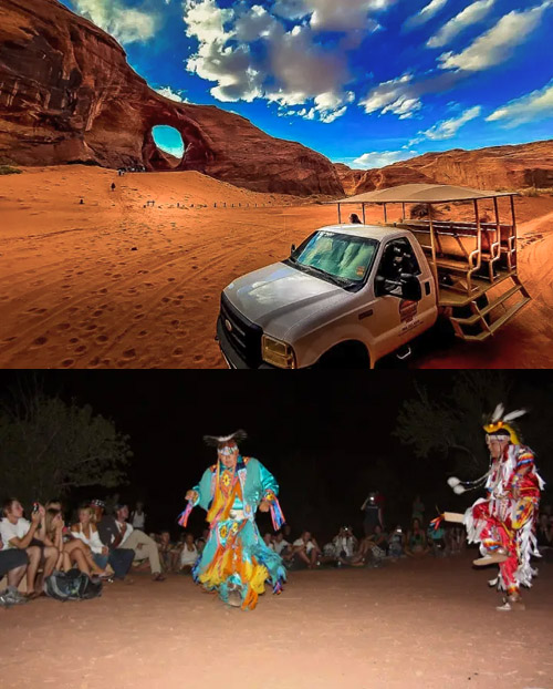 ナバホ族ガイドツアー